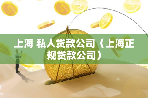 上海 私人贷款公司（上海正规贷款公司）