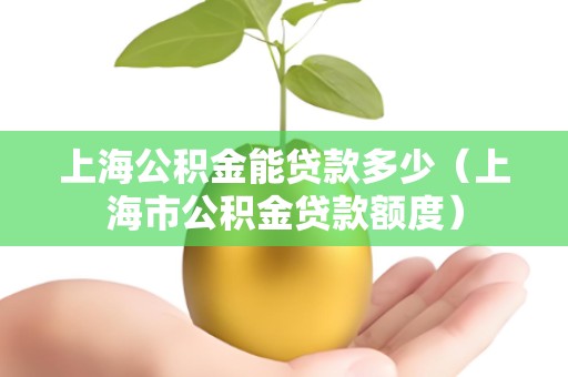 上海公积金能贷款多少（上海市公积金贷款额度）